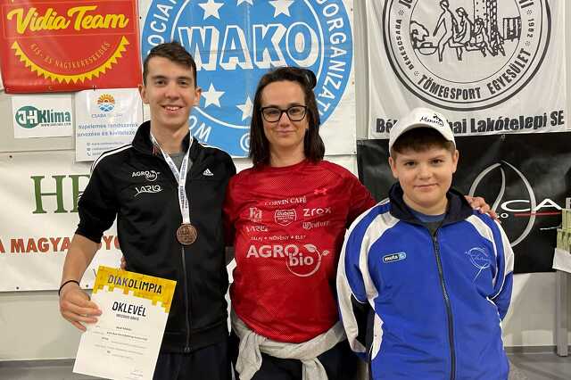 Agrobio Classic Kick-box és Box Sport Club versenyzői a 2023-as Diákolimpián