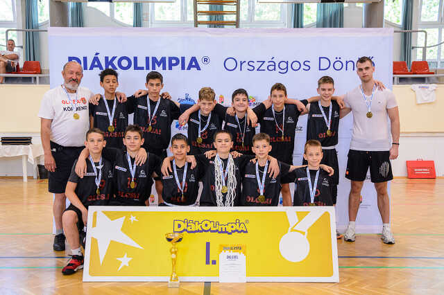 A körmendi Olcsai-Kiss Zoltán Általános Iskola a kosárlabda Diákolimpián