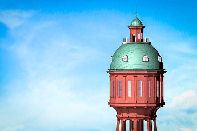 A szombathelyi víztorony 3D-ben