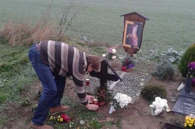 Arnas Kazlauskas Horváth Zoltán emlékhelyénél