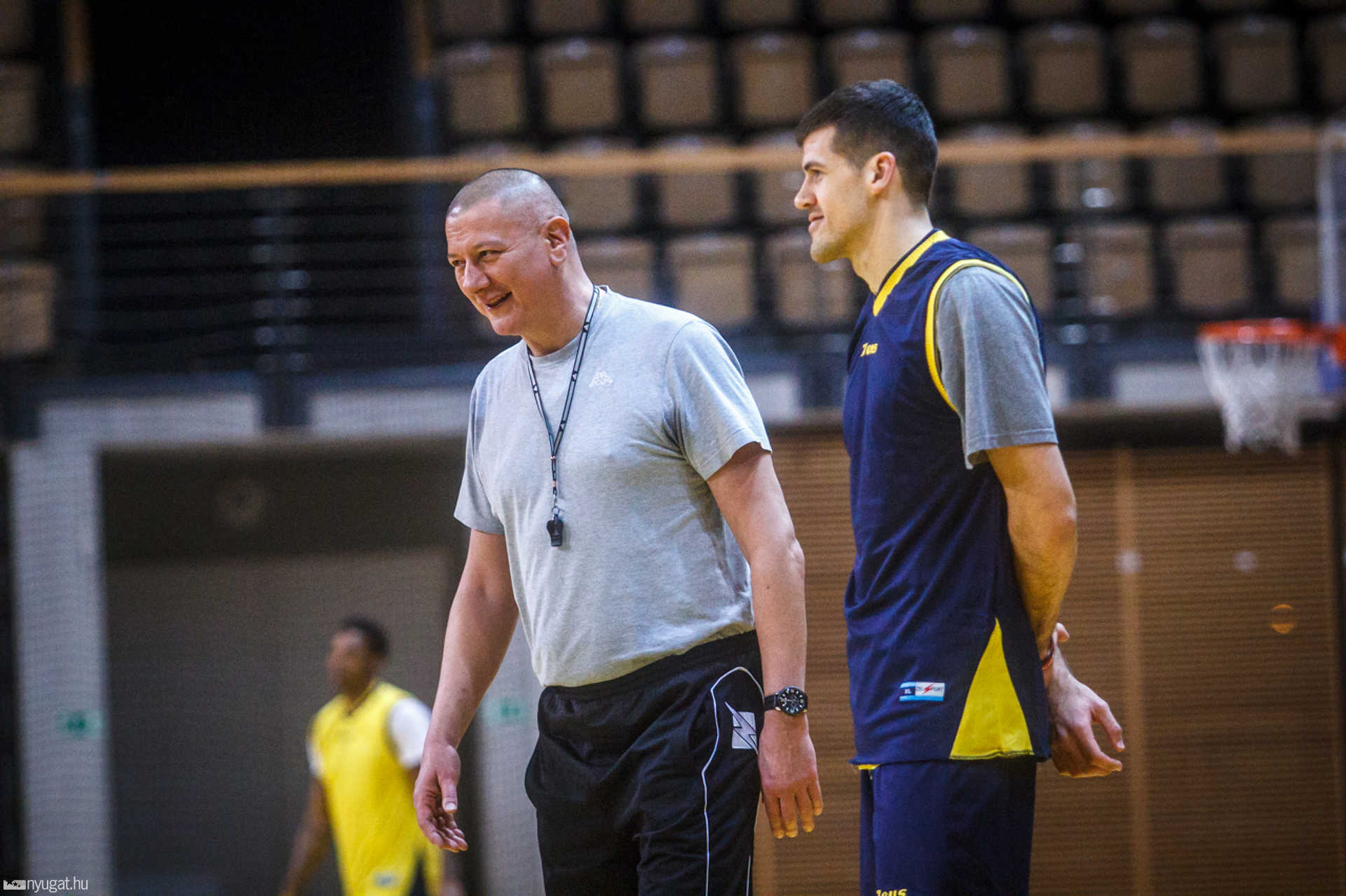 Andrew Barham a Falco edzésén