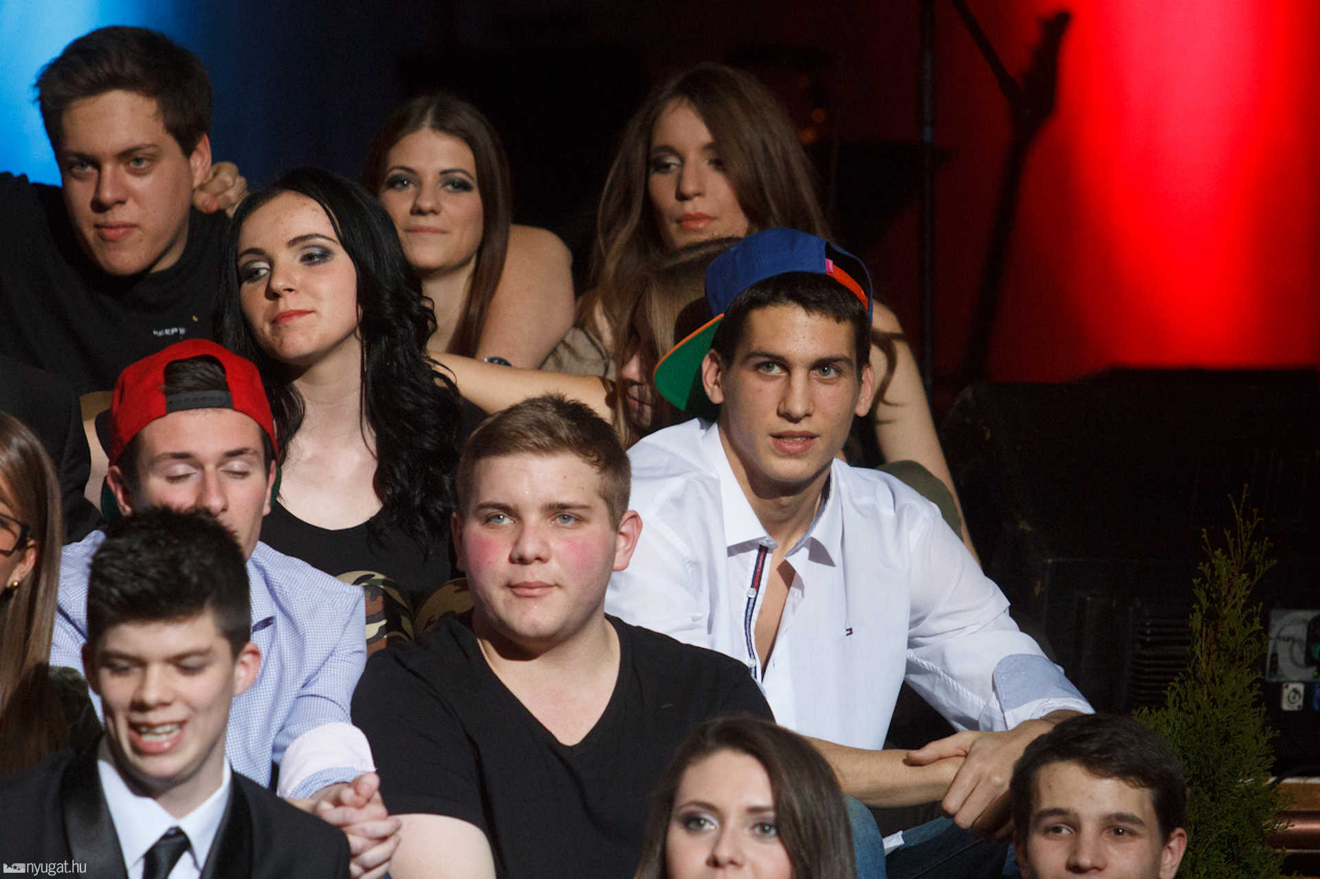 Falco játékosok az NLG szalagavatón